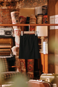 The Akar Kita Babies Folded Skirt - Black