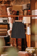 The Akar Kita Babies Folded Skirt - Black Streak