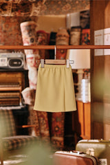 The Akar Kita Babies Folded Skirt - Mellow Yellow