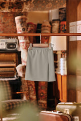 The Akar Kita Babies Folded Skirt - Gray Mist