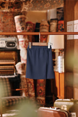 The Akar Kita Babies Folded Skirt - England Blue