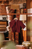 The Akar Kita Babies Kebaya Top - Burgundy