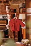 The Akar Kita Babies Kebaya Top - Mandarin Red