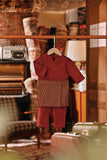 The Akar Kita Babies Baju Melayu Teluk Belanga - Maroon Dust