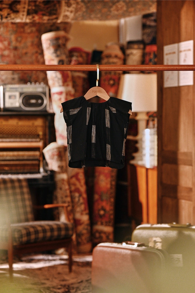 The Akar Kita Babies Kurung Raglan Top - Noirline