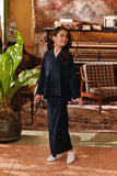 The Akar Kita Kebaya Top - Navy