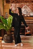 The Akar Kita Kebaya Top - Black