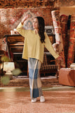 The Akar Kita Kebaya Top - Mellow Yellow