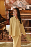 The Akar Kita Kebaya Top - Mellow Yellow