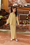 The Akar Kita Kebaya Top - Mellow Yellow