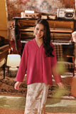 The Akar Kita Kebaya Top - Magenta