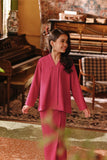 The Akar Kita Kebaya Top - Magenta