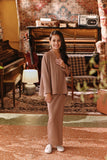 The Akar Kita Kebaya Top - Mahogany Rose