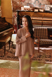 The Akar Kita Kebaya Top - Mahogany Rose