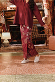 The Akar Kita Kebaya Top - Burgundy