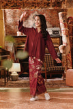 The Akar Kita Kebaya Top - Burgundy