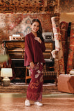 The Akar Kita Kebaya Top - Burgundy