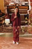 The Akar Kita Kebaya Top - Burgundy