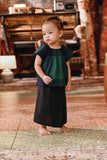 The Akar Kita Babies Folded Skirt - Black Dash