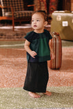 The Akar Kita Babies Folded Skirt - Black Dash