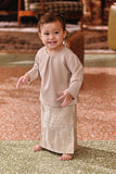 The Akar Kita Babies Jacquard Skirt - Creme Glow