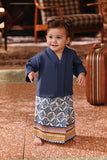 The Akar Kita Babies Kebaya Top - England Blue