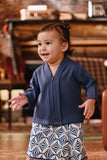 The Akar Kita Babies Kebaya Top - England Blue