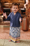 The Akar Kita Babies Kebaya Top - England Blue