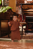 The Akar Kita Babies Folded Skirt - Brownflux