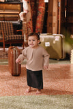 The Akar Kita Babies Folded Skirt - Black Dash