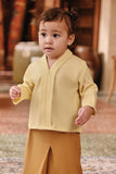 The Akar Kita Babies Kebaya Top - Mellow Yellow