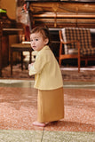 The Akar Kita Babies Kebaya Top - Mellow Yellow