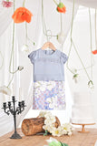 The Mimpian Babies Kurung - Light Pigeon Blue