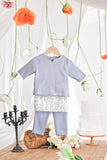 The Mimpian Babies Kurta - Light Pigeon Blue