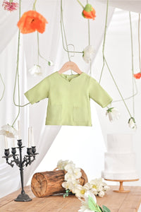 The Mimpian Babies Kurta - Tea Green