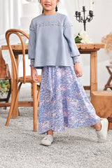 The Mimpian Ruffle Wide Skirt - Mystical