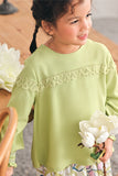 The Mimpian Doll Blouse - Tea Green