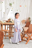 The Mimpian Ruffle Wide Skirt - Lilac