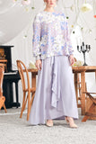 The Mimpian Women Ruffle Wide Skirt - Lilac