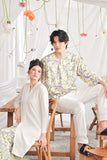 The Mimpian Men 3/4 Sleeve Kurta - Whimsy