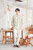 The Mimpian Men 3/4 Sleeve Kurta - Whimsy