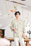 The Mimpian Men 3/4 Sleeve Kurta - Whimsy