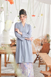 The Mimpian Women Kebarung Top - Light Pigeon Blue