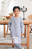 The Mimpian Kurta - Light Pigeon Blue