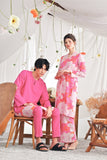 The Mimpian Men Kurta - Fuchsia Pink