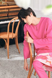 The Mimpian Men Kurta - Fuchsia Pink