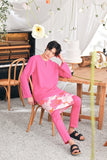 The Mimpian Men Kurta - Fuchsia Pink