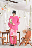 The Mimpian Men Kurta - Fuchsia Pink