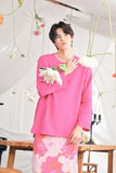 The Mimpian Men Kurta - Fuchsia Pink