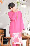 The Mimpian Men Kurta - Fuchsia Pink